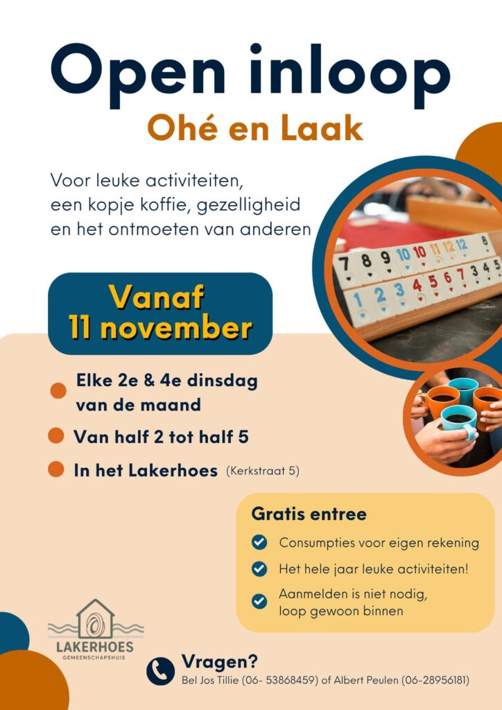 Data Laekerhoes inloopmomenten